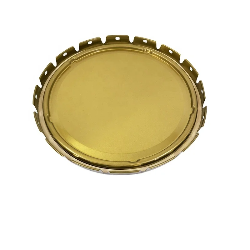 Manufacture Tinplate Lid and Bottom Pail Drum Cover Lug Lid Metal Can Components for Paint Chemical Canning Packing