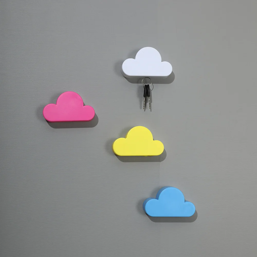 Creative Cloud Shape Magnetic Hooks Keyholder and Wall Decor Gift Unique Home Storage Rack and Hanger