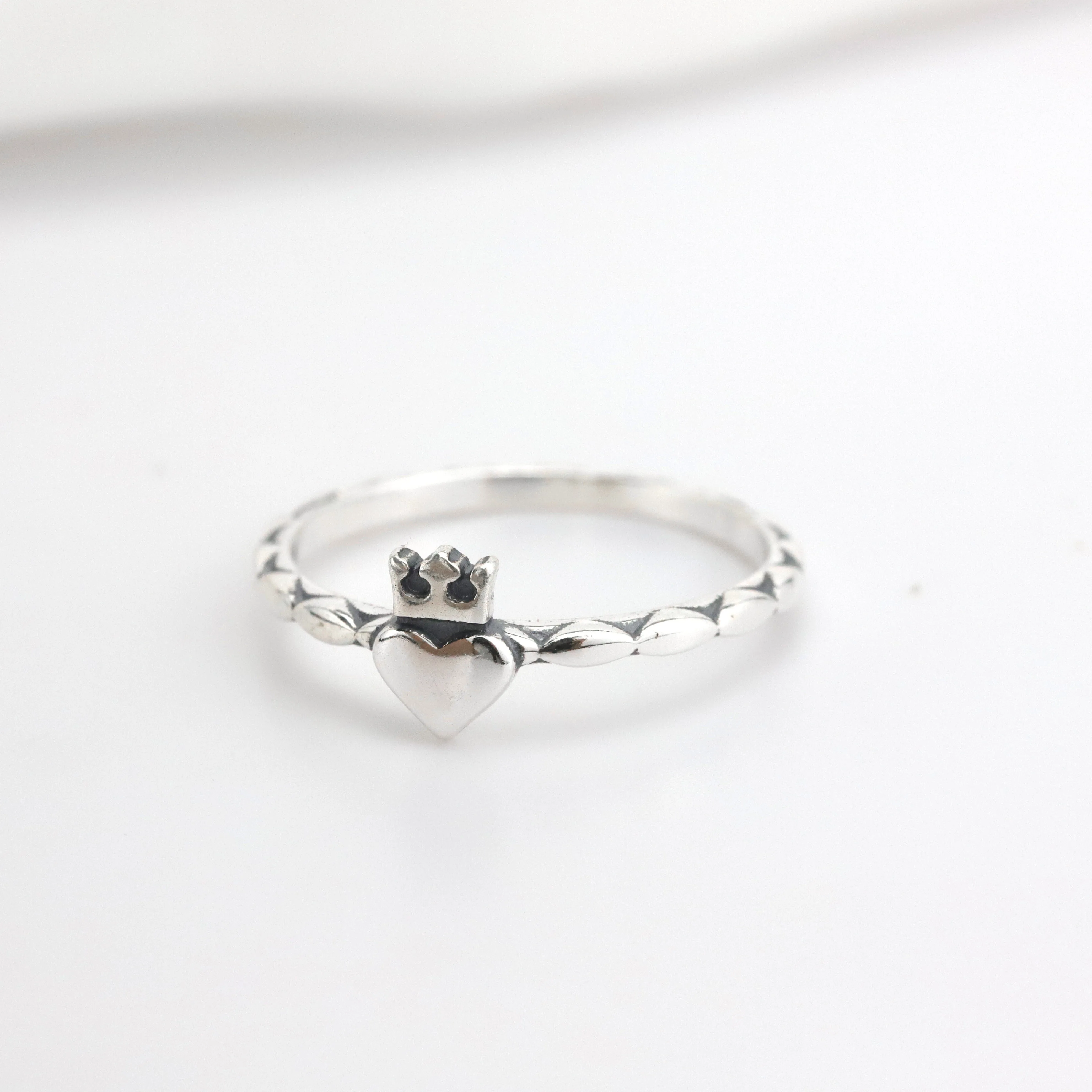 james avery ring Hot Trendy Woman Gift Solid 925 Sterling Silver Plain Heart Infinity Rings Elegant Silver james avery jewelry
