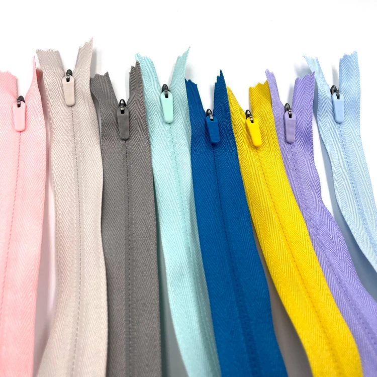 JY 4 # Красочный Длинный Невидимый чехол для дивана без конца нейлоновая молния с резиновым слайдером