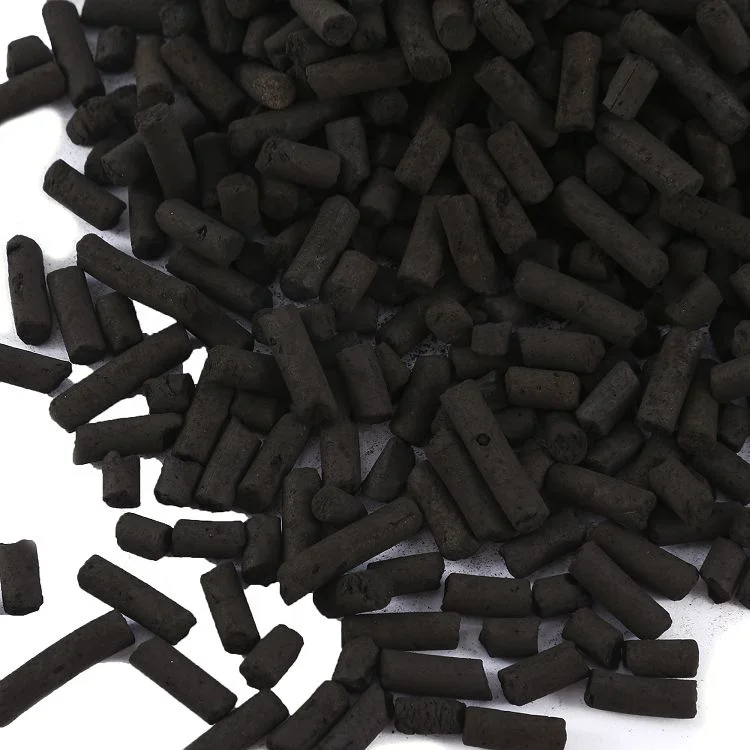 Wholesale CAS 7440-44-0 99.9%min Black particles columnar activated carbon for Coating Auxiliary Agents