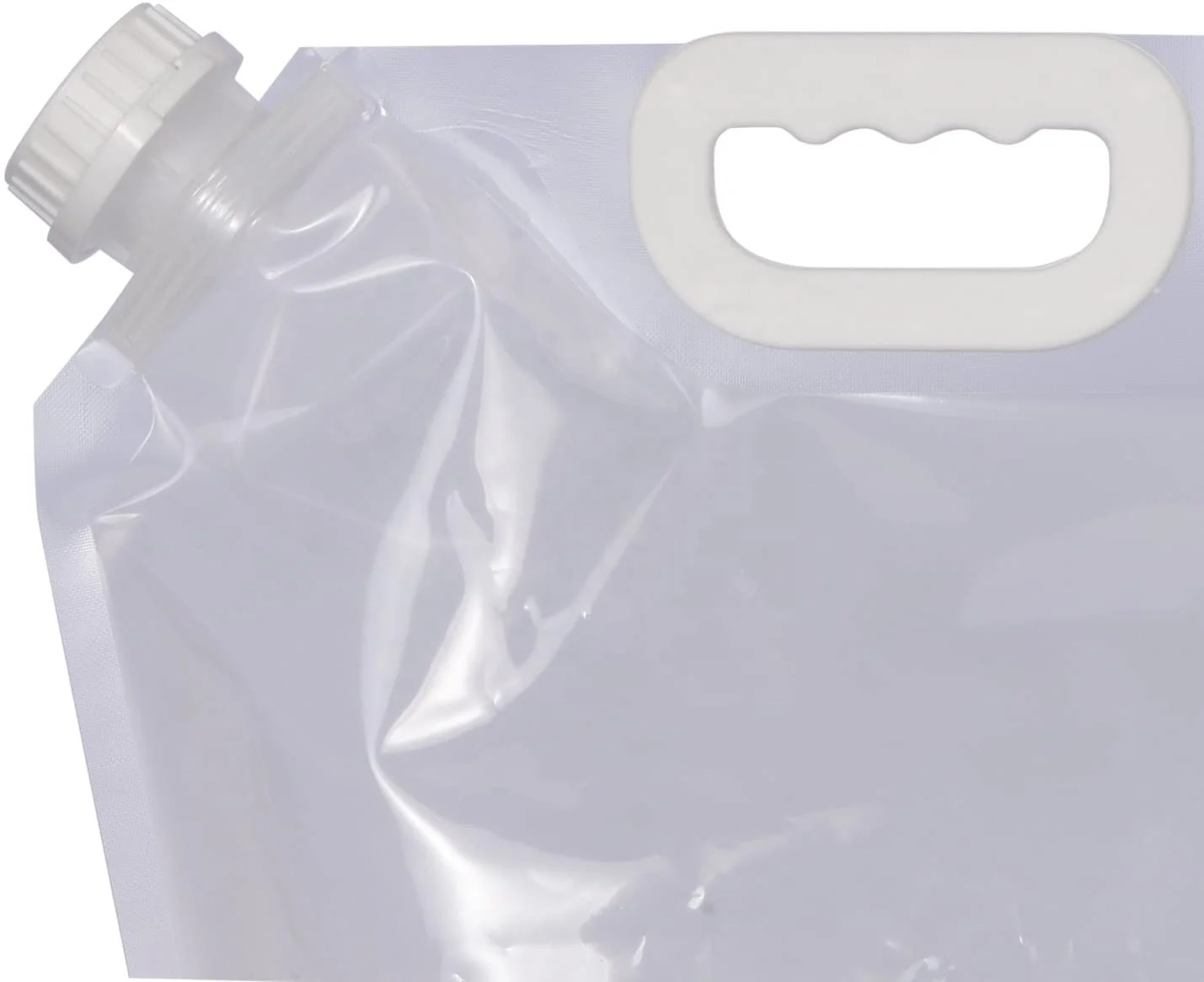 Clear Collapsible Water Tank Container Plastic Carrier Portable Water Tank Lightweight Space Saving Outdoor Folding Water Bag