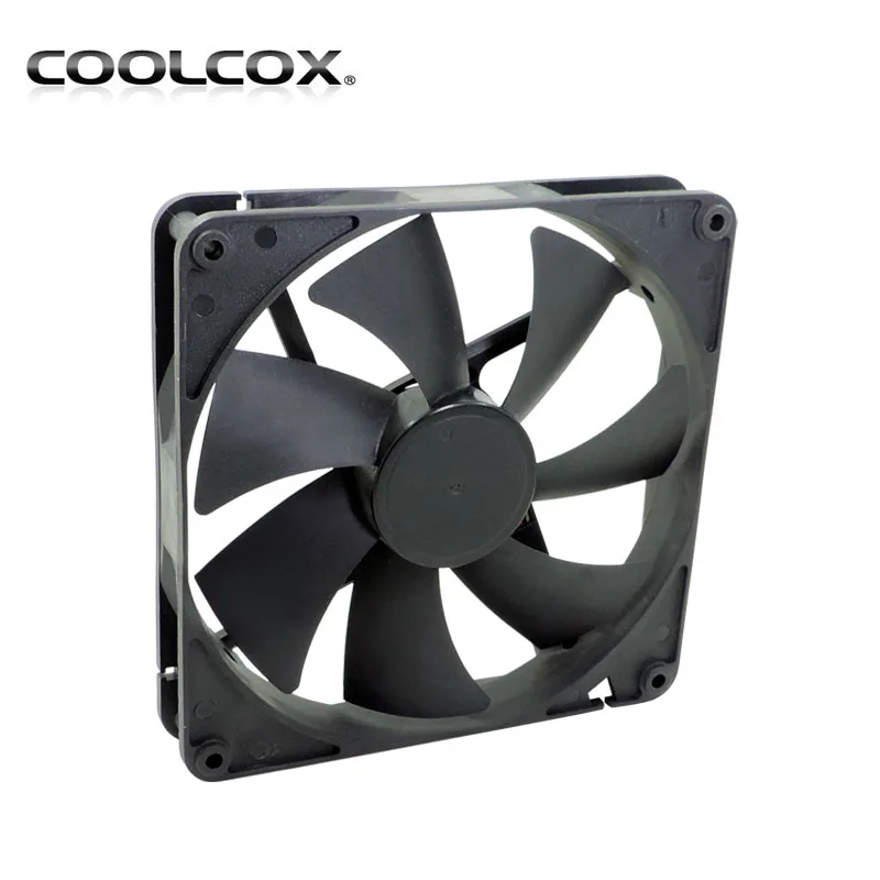 CoolCox 140x140x25mm DC axial fan,14025,suitable for power supply,case cooling
