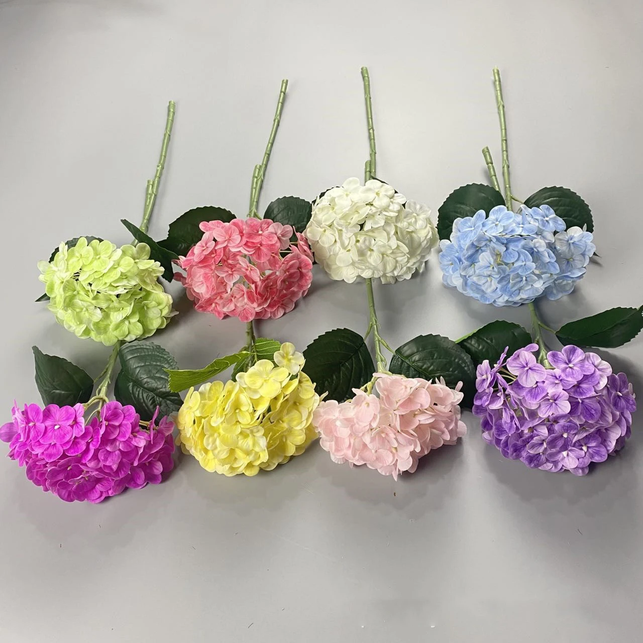 Цветок гортензии разных цветов 5 головок Шелковый букет искусственная Гортензия для свадебного украшения