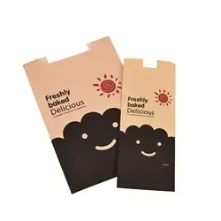 Customized paper bags for flour packaging logo gift bag medium paper craft bag