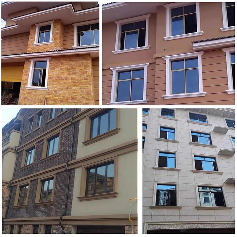 Villa Construction Exterior Wall Rock Wool & Eps Xps Board Decorative Plates Heat Insulation Composite Board