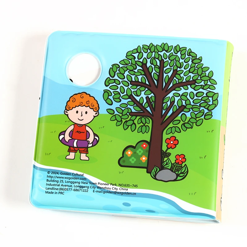custom cloth children book bath printing toy kids book toddlerwaterplastic bath books for babies