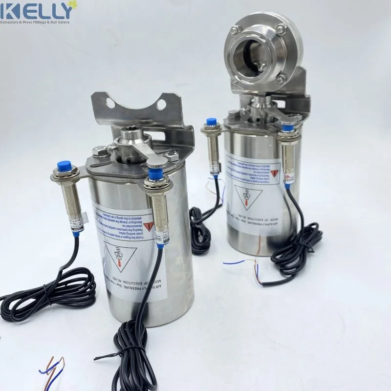 11/2inch Adjustable 0-10 Bar Sanitary Tri Clamp Safety Valve  304 Stainless Steel