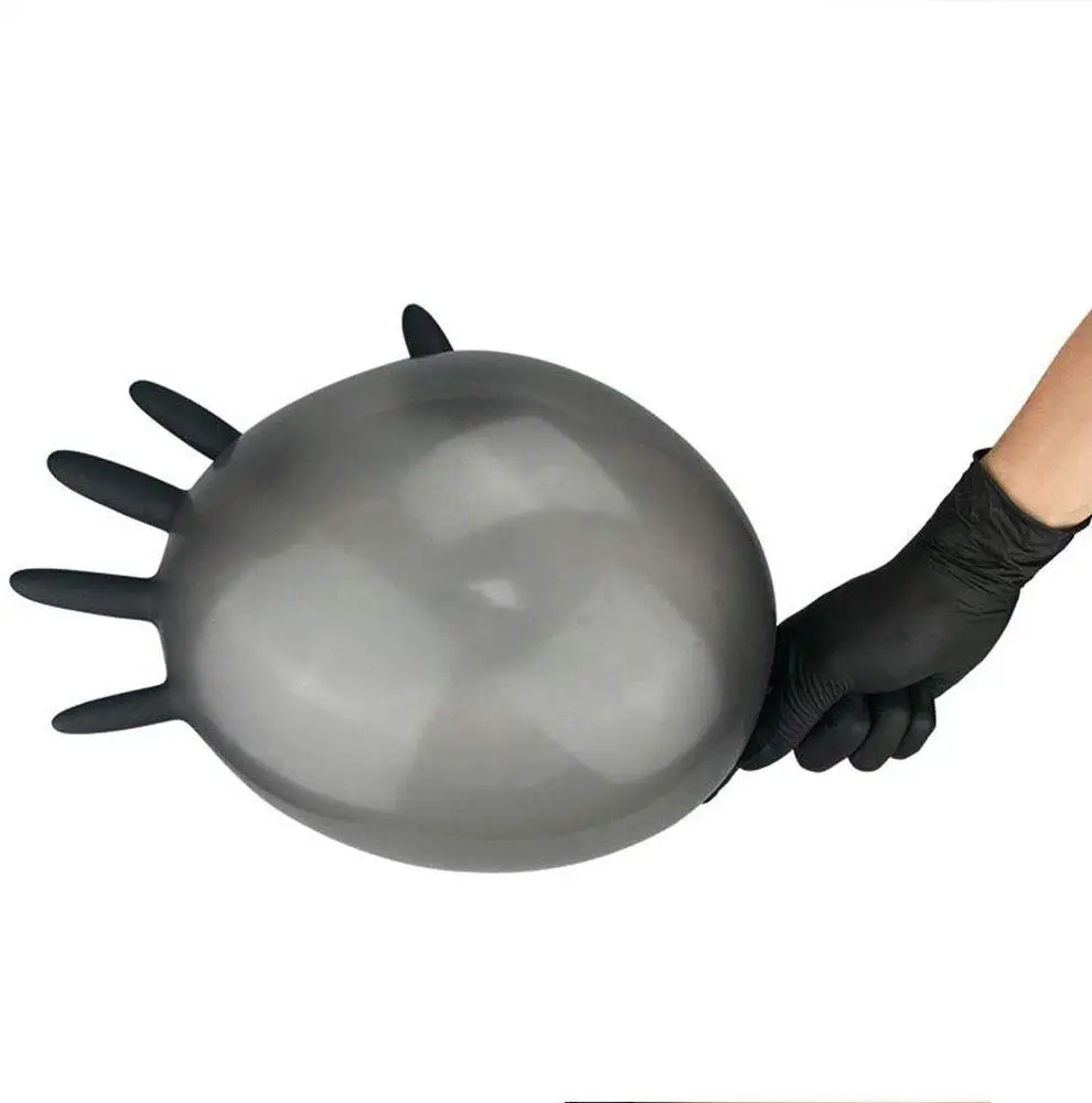 Xingyu powder free nitrile gloves food prep  Black  Nitrile Protective Gloves Nitrile Gloves colorful  heavy duty