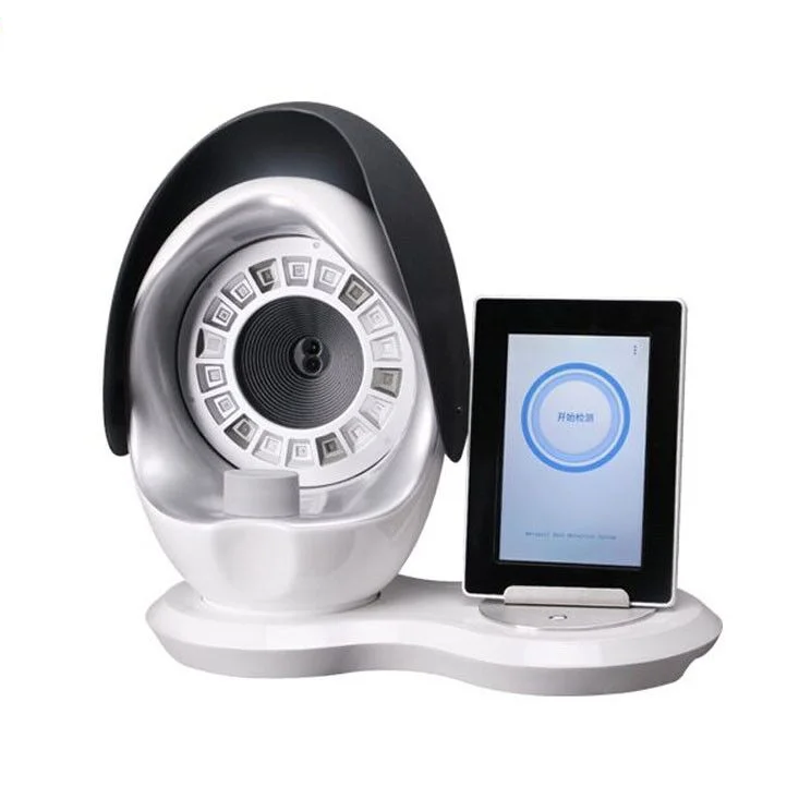 Newest skin testing machine facial skin analyzer hair analyzer/ uv light 3d facial skin analyzer machine