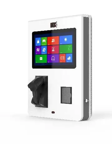 Китайский киоск от производителя Windows Android Pos-система с сенсорным экраном платежный Wi-Fi дозатором наличных монет и сканером QR-кода