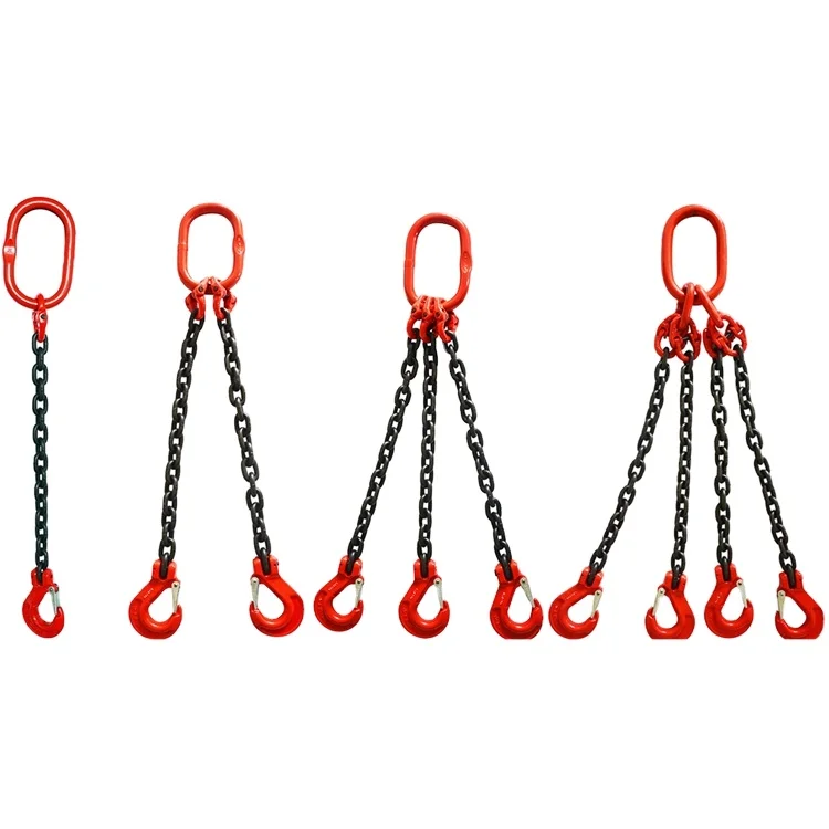 High Quality G80 Chain Sling With Hook for Cargo Lifting