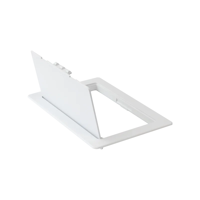 Plastic Access Panel for Drywall Ceiling 6 x 9 Inch Reinforced Plumbing Wall Access Doors Removable Hinged White