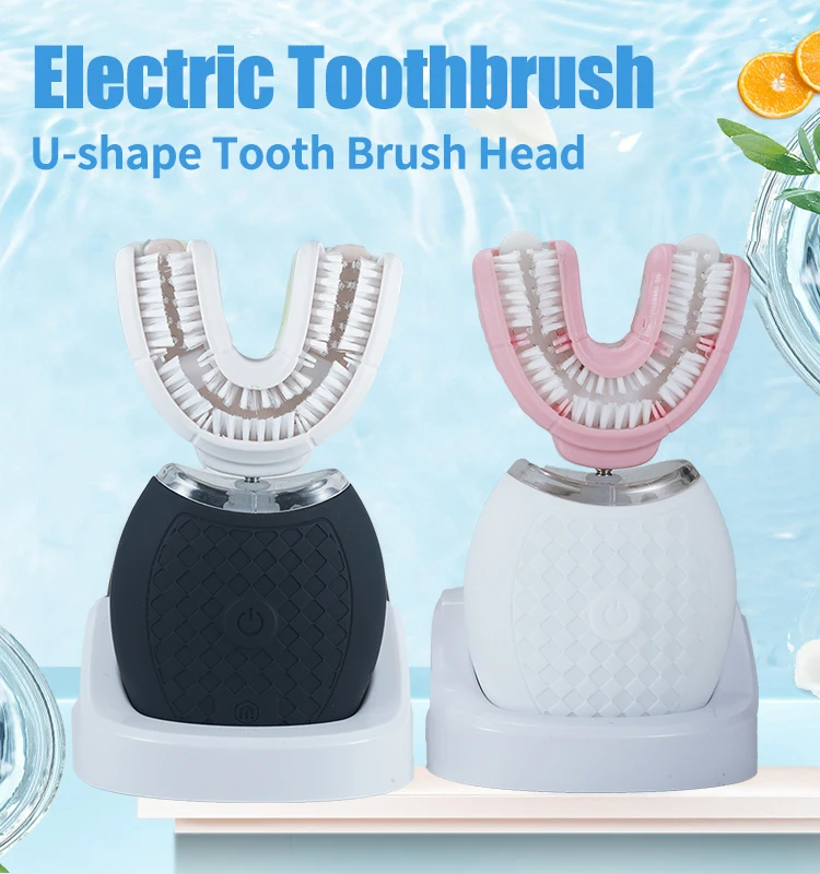 New World Premiere Customised 360 Nylon Toothbrush U Type Automatic Electric Toothbrush Adult Electric Sonic Toothbrush