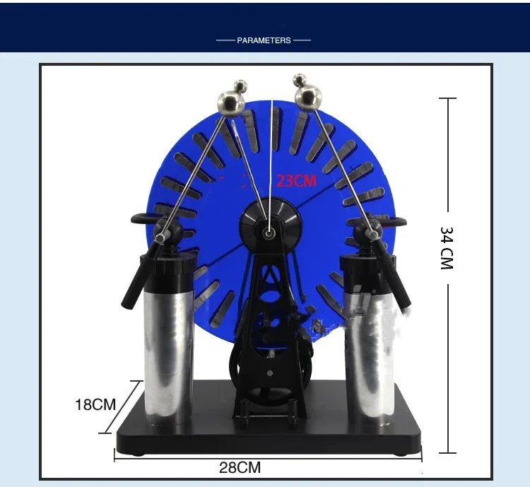 science education Static Generator Static Demonstration Experiment Large Disk  Static Induction Motor
