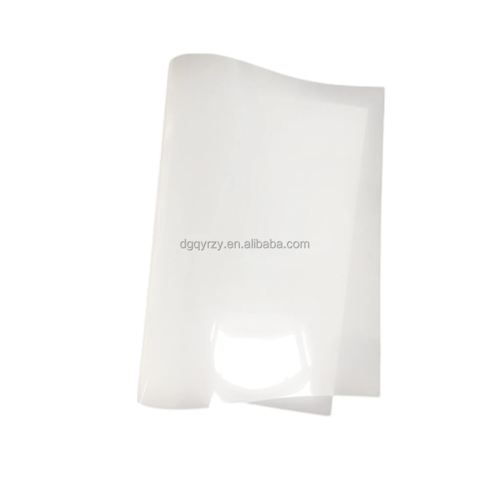 100 микрон Глянцевая ПЭТ-пленка матовая спина высокотемпературная теплопередающая пленка используется для трафаретной печати текстиль