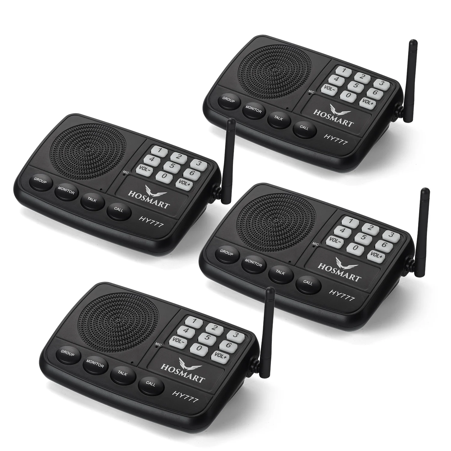 Hot Sale Long Range Home Intercom System 1/2 Mile 2 Way Intercom System Audio Wireless Intercom for Home Office