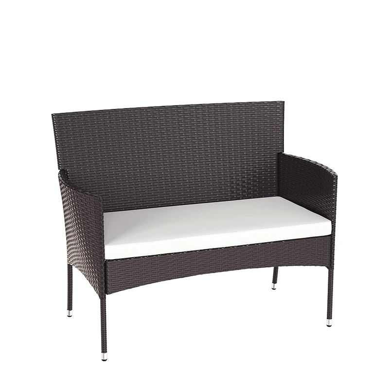 Hot on amazon  modern cheap stock outdoor cane rattan furniture cover garden set sectional patio sofa