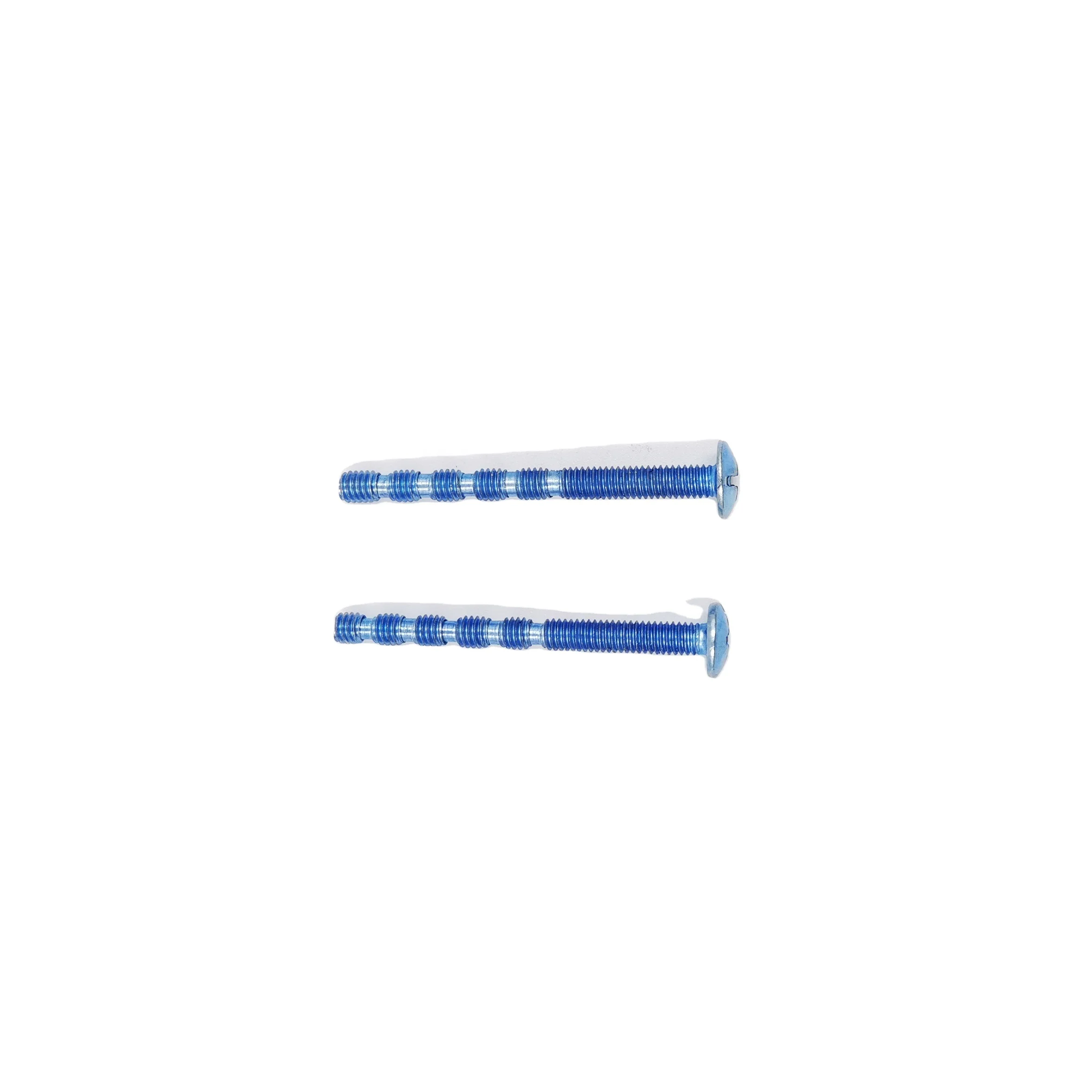Bamboo shaped truss head iron and steel screws roofing bolts M3 M4 M5 connecting bamboo shaped screw for door handle