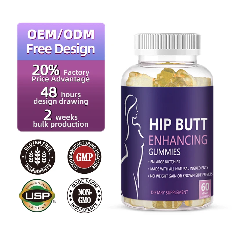 Ships in 2 Days DUOZI Bbl Gummies Butt Enlargement Pills Booster Hip Enhancement for Women