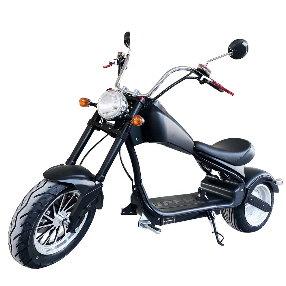 EEC COC 2000W Electric Scooter Citycoco 80KM range citicoco chopper chinese prices