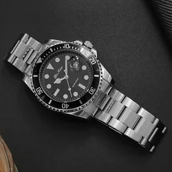 A+ Quality Adjustable Strap Luxury Night Vision 904L Stainless Steel Sapphire Glass Automatic Sub Watches
