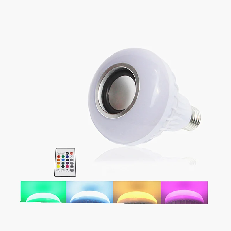JK103 Remote control music bluetooth disco wireless speaker led light bulb