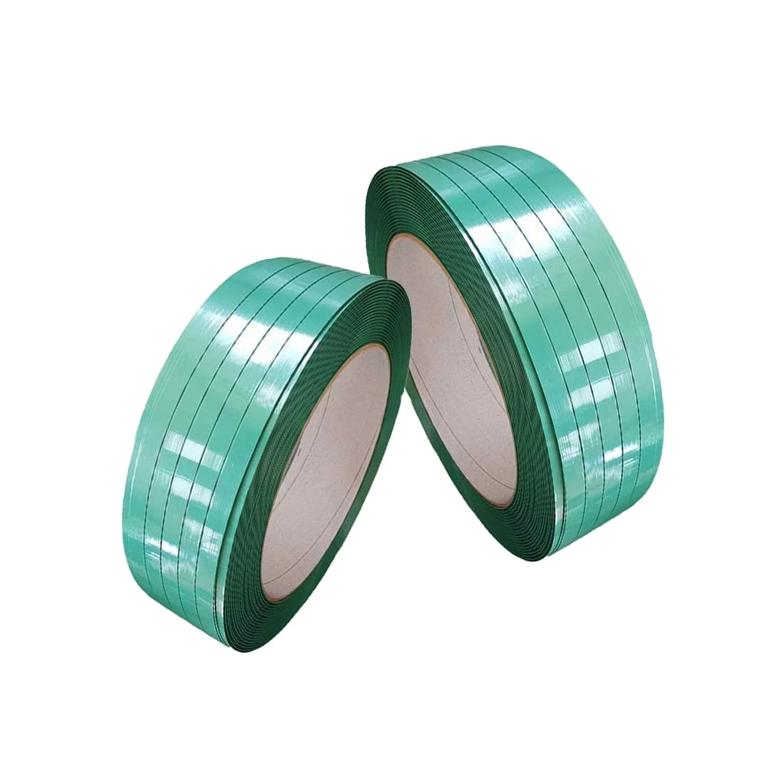 Best Price Customized 16Mm Width Green Plastic Strapping Roll Paver Cement Block Brick Pet Strap