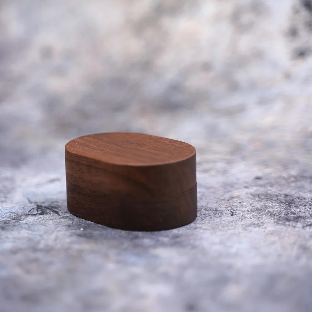 Personalized Rustic Wedding Wood Ring Box Wooden Ring Holder,Customized Wedding Ring Bearer Box,Engagement Box