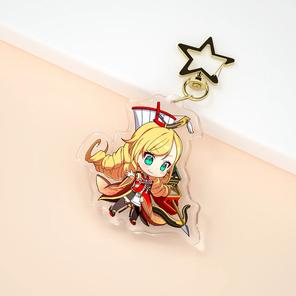 Paran 2024 Custom Printed Acrylic Keychain One Piece Anime Acrylic Charms Key Chain Wenzhou Pvc Clear Acrylic Keychain