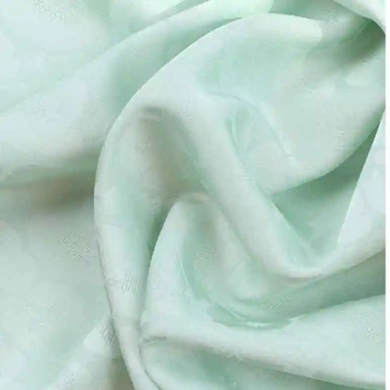 New popular bubble cotton pattern satin jacquard fabric 90GSM 150cm width for clothing and bag