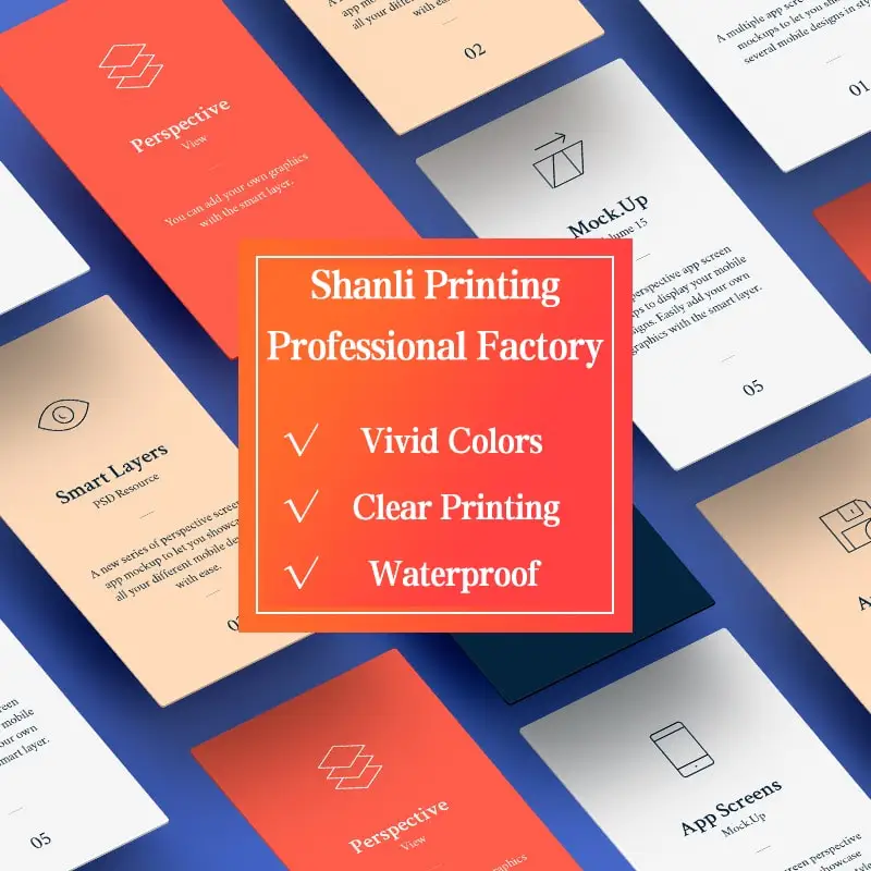 Shanli Custom thank you card for business Insert christmas Card Printing Commodity Printing thanks card