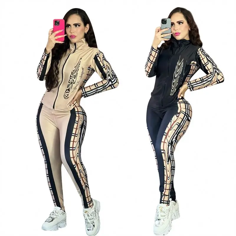 J2843 Where to Buy Stylish Two Piece Set Outfits Online China iGUUD Designer Yoga Clothing The Best Sweat Pants Supplier
