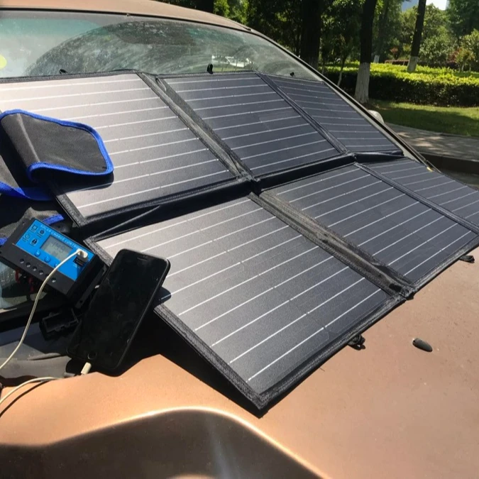 Складное солнечное одеяло с зарядным устройством, 160 Вт