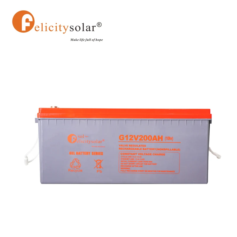 Hot Sale Solar Battery 12V 100Ah 150Ah 200Ah 250Ah Gel for System Kit