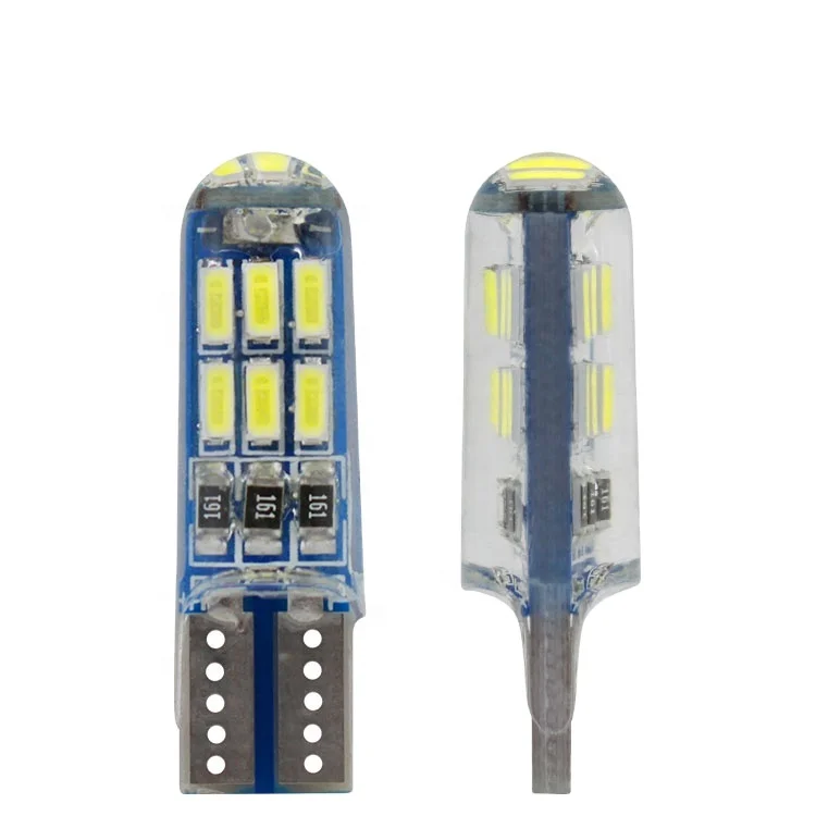 ЛКТ 194 W5w 12v T10 автоматического включения света Led Canbus 4014 24smd Автомобильные светодиодные лампы Интерьер T10 Led