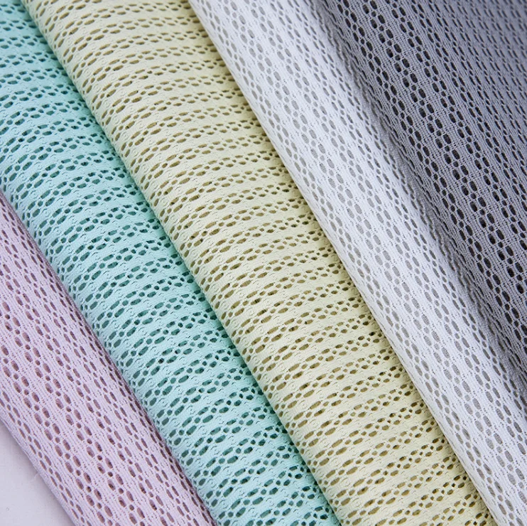 Ready To Ship Oeko-Tex Certificated 100% polyester 3D mesh fabric for mattress cushion cover 0702