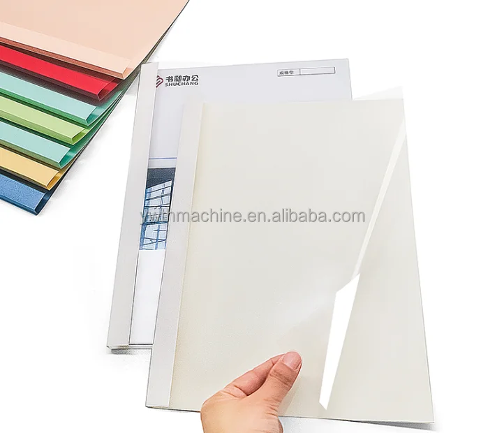 Hot Melt Binding Cover Transparent Film Plastic Cover A4 Thermal Binding Cover