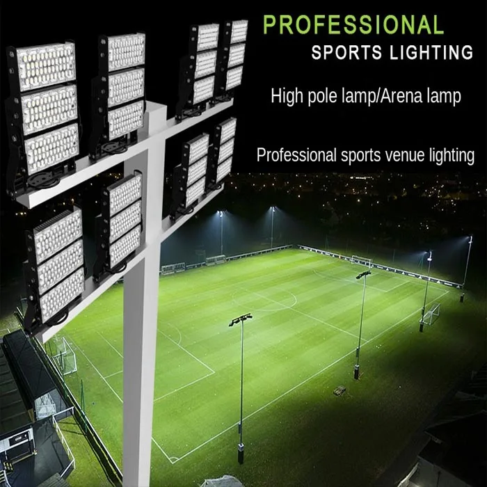 Outdoor Waterproof High Power led high mast light Football field Square 1500 watt high power stadium light