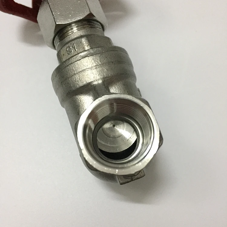 Китай оптовая продажа 1/2 дюйма из нержавеющей стали SS304 pn 16 двухсторонний npt резьбовой клапан с нормальной