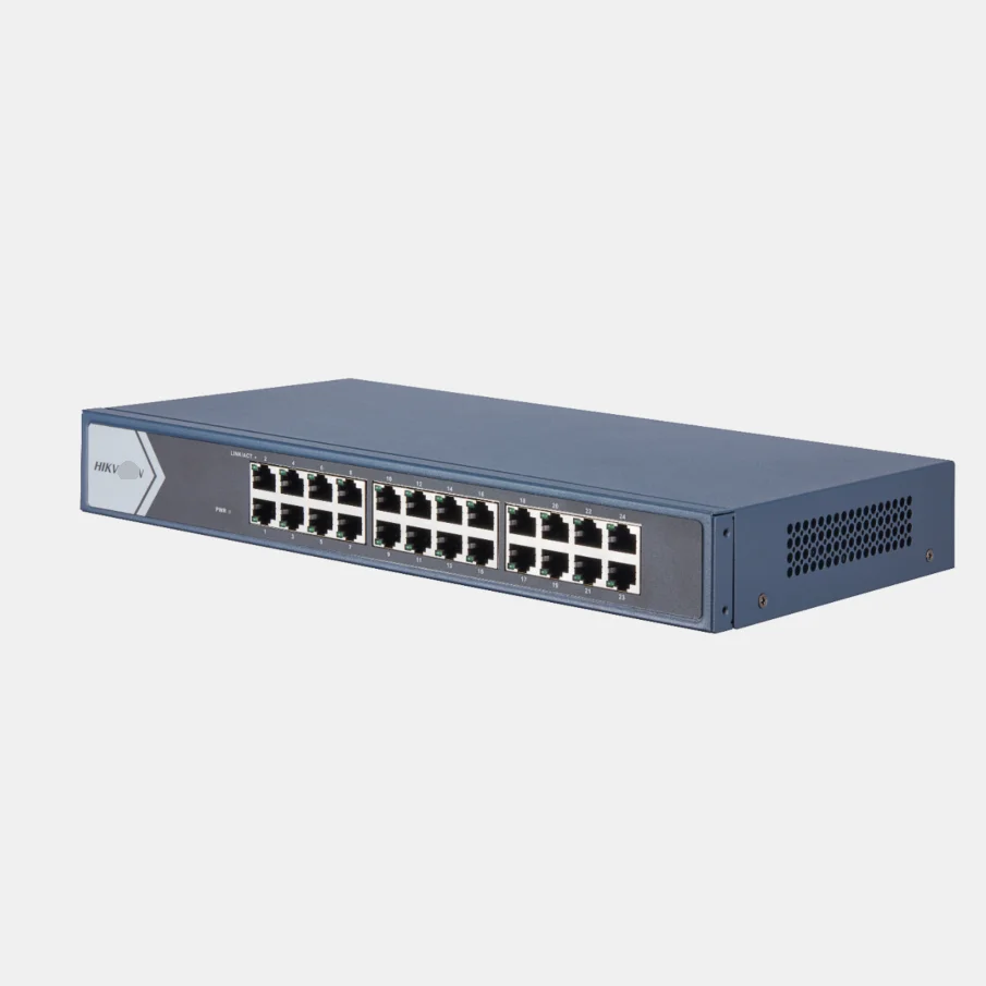 Оригинальный Hik DS-3E0524-E(B) HIK HK VISION 24-портовый гигабитный Неуправляемый коммутатор DS-3E0524-E(B)