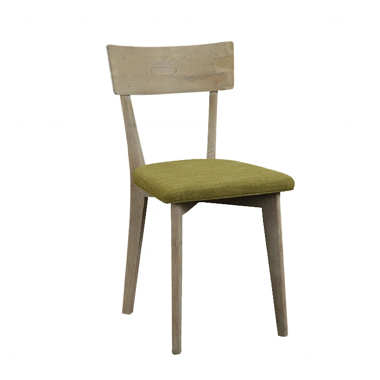 Антикварный дом скандинавский мебель светлый дуб обеденный стул с подушкой