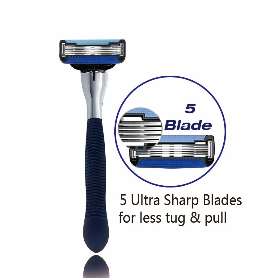 Бритва с пятью лезвиями для мужского удаления волос