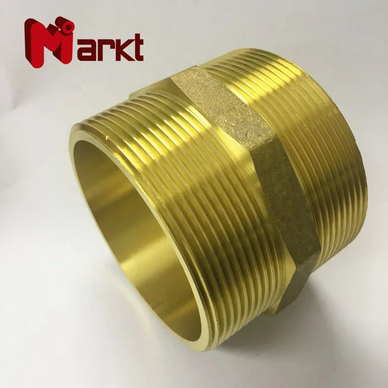 Easy installation convenient to transport and handle sound insulation brass nipple fittings