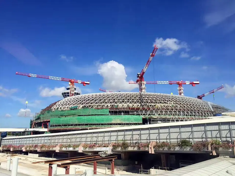 China quality ZOOMLION Topless tower Crane T5513-8 8tons construction tower crane with parts for sale