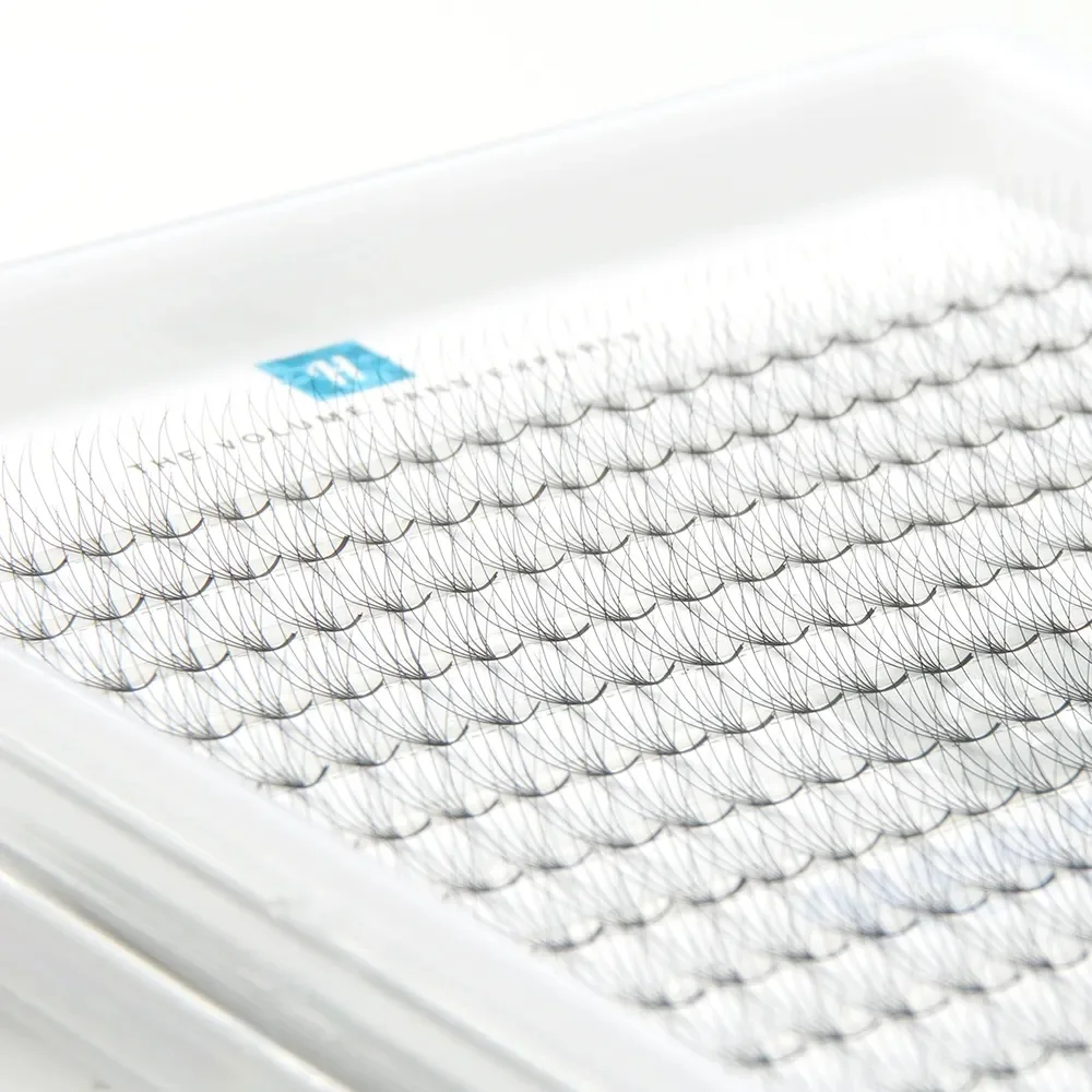 0.07 mm C Curl Premade Volume Lashes Pointed Base Premade Fans Lashes 3D Fluffy Russian Volume Fans Lashes Best Price Wholesaler