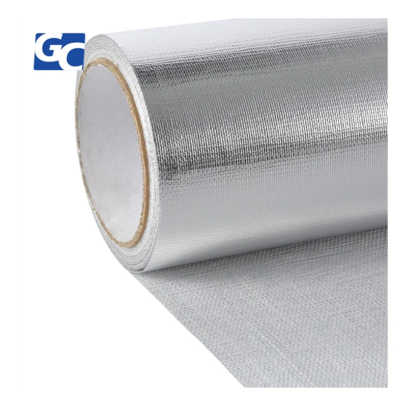 GRECHO, низкая цена, алюминиевая фольга, покрытая стекловолокном, хлопковая Стекловолоконная ткань