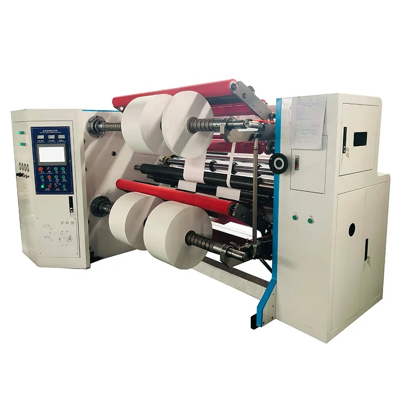 PE PET Bopp Films Big Roll Slitting Rewinding Machine