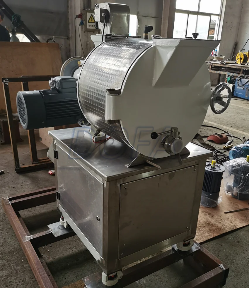 High Cost Performance Chocolate Refiner Electric Cocoa Bean Grinder Machine
