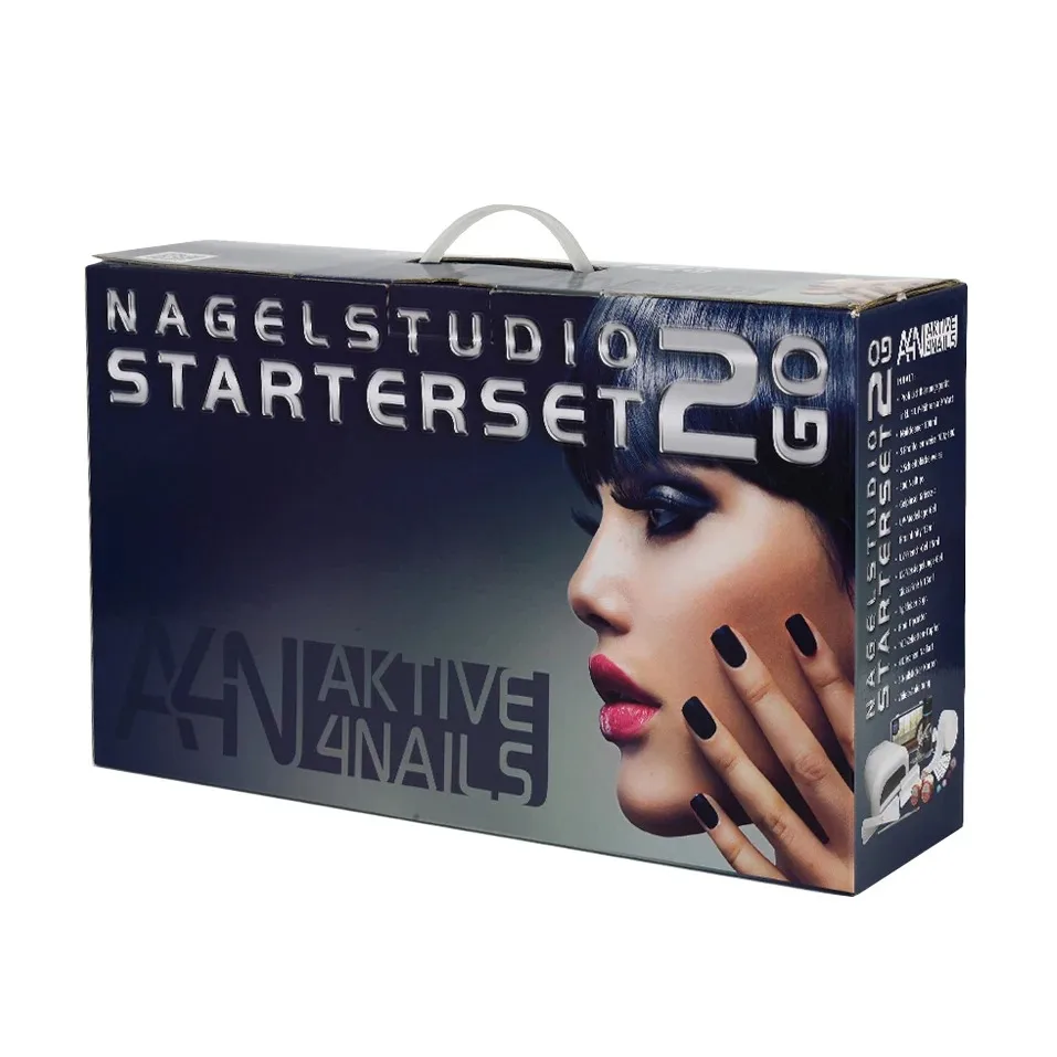 Custom Logo Electric Product Packaging Pillow Handle Box Corrugated Carton Cardboard Packaging Box With Plastic Handle